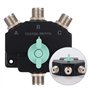 Base à ondes courtes d'antenne de commutateur coaxial robuste avec répéteur d'antenne à 3 ports