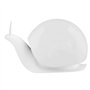 Oumefar Distributeur de savon liquide rechargeable unique en forme d'esc pour la cuisine (blanc)