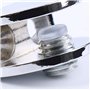 4PCS Support Étagère Verre Fixation Miroir Pince Suppo