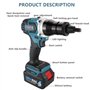 Outil à riveter sans fil, kit de riveteuses électriques à double vitesse, outil portable et automatique d'installation d'inserts