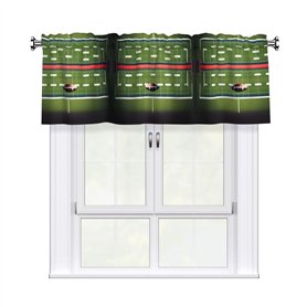 Cantonnière avec passe-tringle pour cuisine
