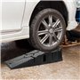 LZQ Lot de 2 rampes d'accès en plastique pour voiture - Charge maximale : 2,5 t - Avec protection contre les survols - Largeur :