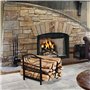 support de stockage de bois de chauffage