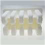 Cozywind Moules à Glaçons Popsicle, 10pcs Silicone Réutilisable Pour Crème Glacée Moule à Crème Glacée Ice Lolly Molds et 50 bât