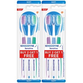 Sensodyne Lot de 6 brosses à dents sensibles