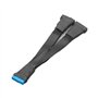 GHBOTTOM Câble d'extension de carte mère USB 3.0 19 broches / 20 broches 4 7" USB 3.0 19 broches / 20 broches femelle vers répar