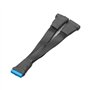 GHBOTTOM Câble d'extension de carte mère USB 3.0 19 broches / 20 broches 4 7" USB 3.0 19 broches / 20 broches femelle vers répar