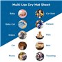 Mee Mee Instadry Protège-matelas en coton extra absorbant, respirant, doux et doux, réutilisable, imperméable, séchage rapide, p