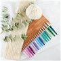 KnitPro Waves Crochets – Crochet de 12 mm, poignées souples ergonomiques, poignée en caoutchouc souple pour les mains arthritiqu