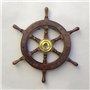 Gouvernail de bateau avec moyeu en laiton (33 cm x 3