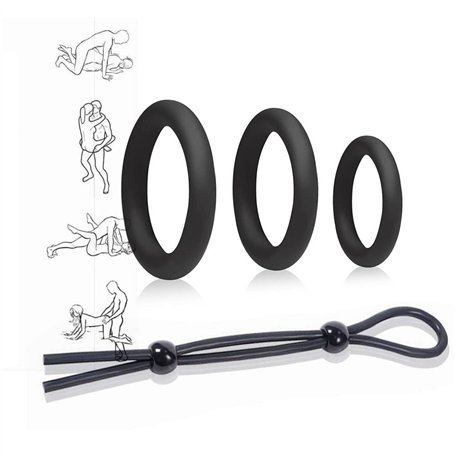 Arme secrète en silicone Pènè Rịngs pour hommes
