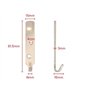 Kit de suspension pour grande et lourde photo ou miroir – pour murs solides et plâtre – jusqu'à 25 kg