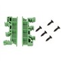 10 Ensembles Support de Carte PCB Adaptateur de Rail DIN C45 35mm PCB Circuit imprimé Support de Support de Support