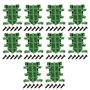 10 Ensembles Support de Carte PCB Adaptateur de Rail DIN C45 35mm PCB Circuit imprimé Support de Support de Support