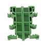 10 Ensembles Support de Carte PCB Adaptateur de Rail DIN C45 35mm PCB Circuit imprimé Support de Support de Support