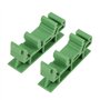 10 Ensembles Support de Carte PCB Adaptateur de Rail DIN C45 35mm PCB Circuit imprimé Support de Support de Support