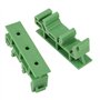10 Ensembles Support de Carte PCB Adaptateur de Rail DIN C45 35mm PCB Circuit imprimé Support de Support de Support
