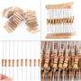 Kit de résistances 1000pcs Résistances à Couche de Carbone 1/2 Watt 1-10M Ohm 100 valeurs Résistance Assorties 5% Résistances de