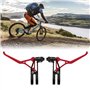 SolUptanisu Leviers de frein de vélo, guidon de frein de vélo de montagne freins à main en alliage d'aluminium poignée de levier