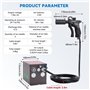 Pistolet Antistatique Pistolet à Air Ionisant Éliminateur d'électricité statique avec Générateur Haute Tension 7.0KV Aiguille Io
