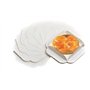 FaisTonGateau - Lot de 250 carré rainé carton 13cm - carré rainé blanc 13cm