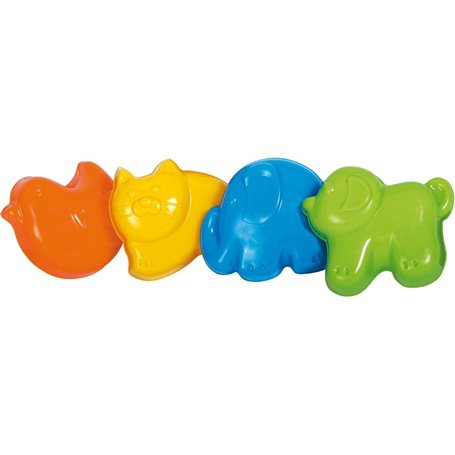 Gowi - 2050601 - Moule À Sable Anna - Set De 4 sur Le Filet