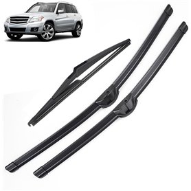 Essuie-glace pour véhicule Balais d'essuie-glace avant et arrière for Mercedes GLK X204 2008-2014 2013 2012 2011 2010 2009 acces