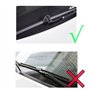 Essuie-glace pour véhicule Balais d'essuie-glace avant et arrière for Mercedes GLK X204 2008-2014 2013 2012 2011 2010 2009 acces