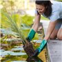 Gebol Hydro | 1 paire | Taille M (taille 8) | Gants de jardin pour étang et piscine | Gants de protection chimique en nitrile im