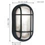 Eglo 88802 Bateau Applique E27 Noir