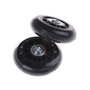 Roulette Valise,Roue Valise 1 paire de substituts de substances de remplacement de métal gris Valse de valise 70x24mm Roue de ba