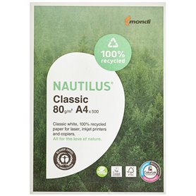 Mondi Nautilus Classic / 88032442 Papier universel Format A4 / 80 g/m² Blanc 500 feuilles (Import Allemagne)