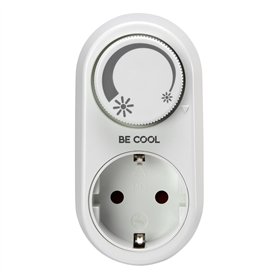 Variateur de prise | Bouton rotatif pour la luminosité | Bouton rotatif réglable en continu | Prise intermédiaire | pour LED