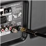 Comforty Lot de 2 coupleurs coaxiaux d'antenne TV de type F - Connecteur à vis femelle vers RF coaxial - Type F femelle vers pri