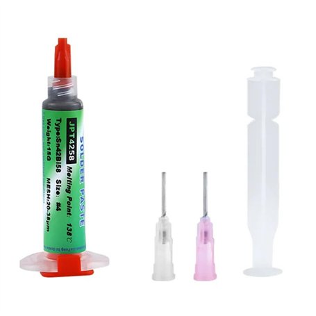 Sn42 Bi58 Pâte à souder sans plomb 20 g Pâte à souder sans plomb Pâte d'étain à basse température 138 degrés pour soudure BGA SM