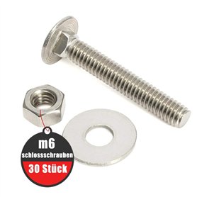 Lot de 30 Boulonnerie