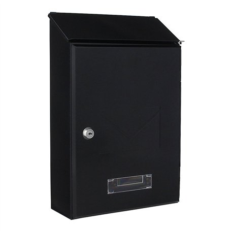 Rottner Pisa Boîte aux lettres en acier avec ouverture sur le dessus Gris anthracite
