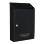 Rottner Pisa Boîte aux lettres en acier avec ouverture sur le dessus Gris anthracite
