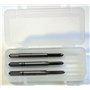 Lot de 3 tarauds manuels M 3