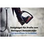 Reitsport Amesbichler Compositi Étriers en plastique flexible avec large surface d'appui Noir/rouge