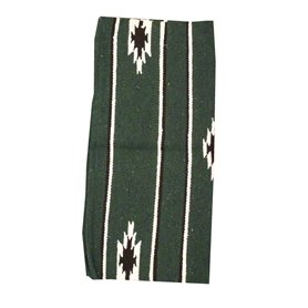 Reitsport Amesbichler AMKA Housse de selle Western Vert poney pour poney 66 x 66 cm