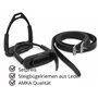 AMKA Étrier de sécurité avec articulation - Noir - Avec étriers - En kit