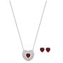Swarovski Schmuckanthony 5188276 Parure Collier et Boucles d'oreilles en Laiton rhodié et Cristal Multicolore