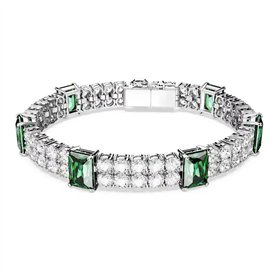 Bracelet Femme Matrix Swaroski Vert Plaqué Rhodium 5680407