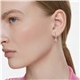 Swarovski Pendants d'oreilles Attract, Taille poire, Rose, Métal rhodié