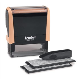 Trodat Printy 4913 Tampon auto-encreur à 5 lignes Noir 58 x 22 mm