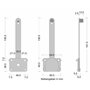 Gedotec Entrebailleur de Fenêtre - Entrebaillement Magnétique Windyy en Metal Galvanisé pour Fenetres Basculantes et Portes - Pr