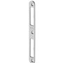 Gedotec Plaque de fermeture en acier inoxydable - 1 plaque d'entrée pour porte de chambre - Tôle de fermeture plate DIN gauche e