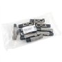 Blum 118500436 Support de charnière Clip-Top pour butée d'angle 10 pièces, argenté, longueur : 80 mm
