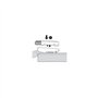 Blum 118500436 Support de charnière Clip-Top pour butée d'angle 10 pièces, argenté, longueur : 80 mm